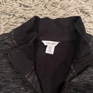 Calvin Klein Charcoal Zip-Up Sweat shirt